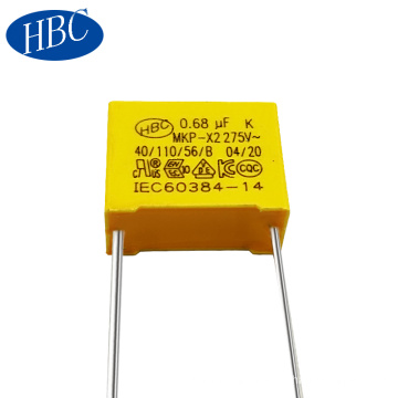 Capacitor mkp 0.68uf 270V 310V MKP X2 capacitor cheap factory direct sales price can be customized 684k metallized polypropylene